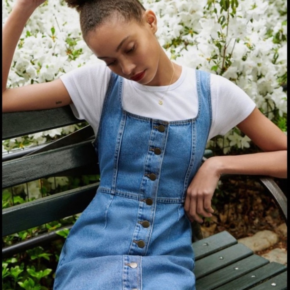 COPY - Urban outfitters light denim button down dress